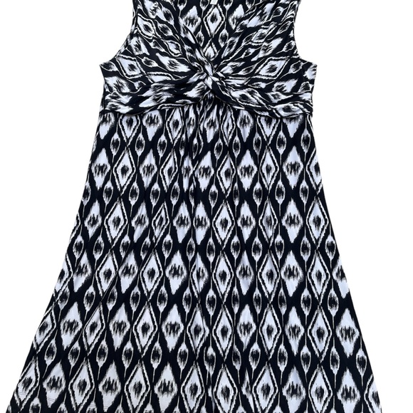 Soma sleeveless black and white dress size XL pre owned - Picture 4 of 4
